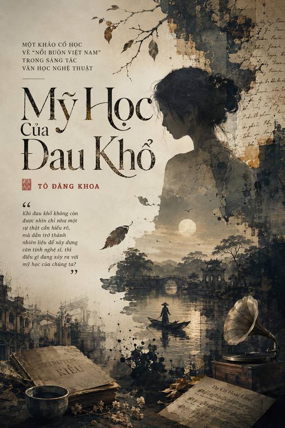 May be an image of text that says 'MỘT KHẢO CỔ HỌC VỀ 'NỒI BUỒN VIỆT NAM' TRONG SẮNG TẮC VĂN Hoc NGHỆ THUẬT Mỹ MyHoc Của ĐauKhổ Đau Khổ মान 温院 TÔ ĐĂNG KHOA ' Khi đau khổ không còn đượ nhìn c ỉn thư nột thật rõ, õ, mà trở thành nhiên lếx xây dựng tính nghệ hi điều dang xαy với mỹ học của chúng a? ''